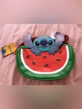 Bioworld Disney’s Stitch Watermelon Crossbody Bag